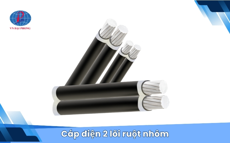 Cáp điện 2 lõi ruột nhôm